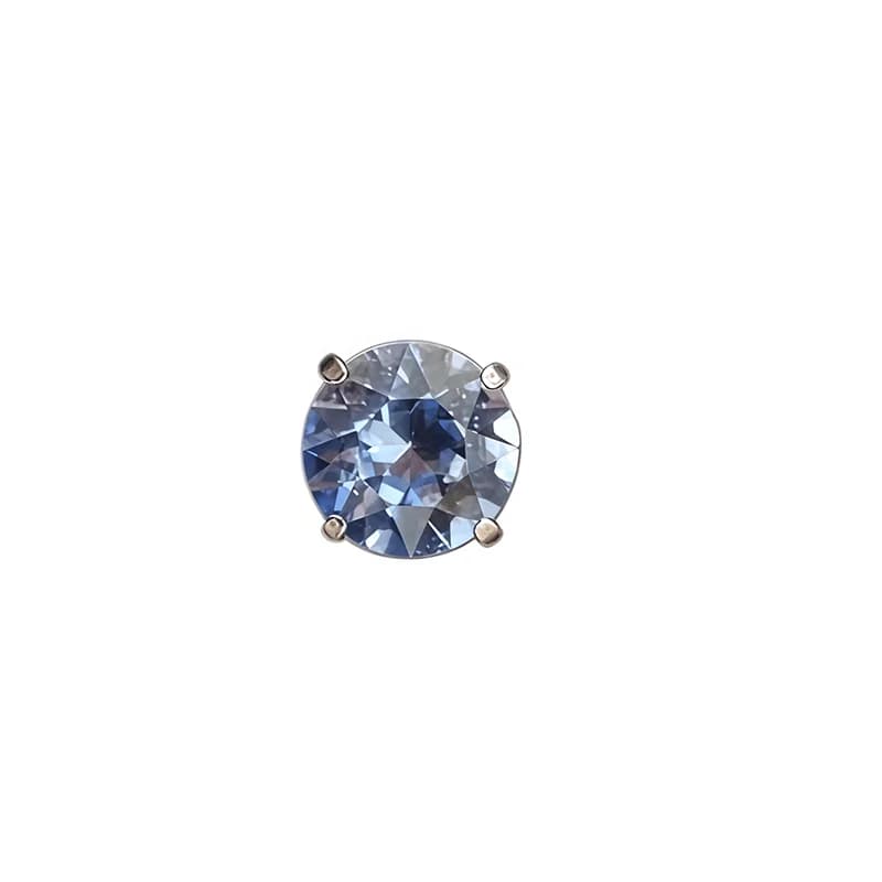 Piercing helix spirală din titan cu zirconiu cubic, 16G
