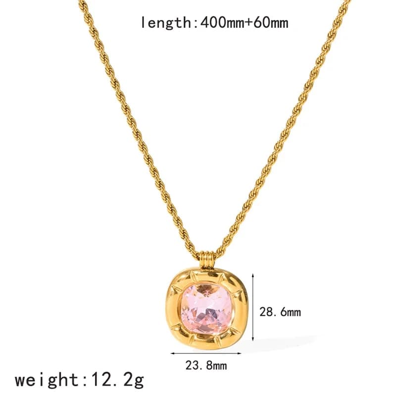 Set colier choker și cercei cu zirconiu cubic