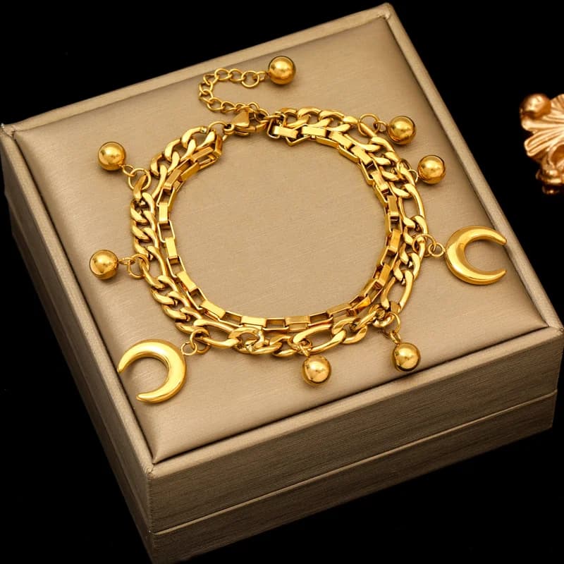 Cubic Zirconia Butterfly Chain Bracelet