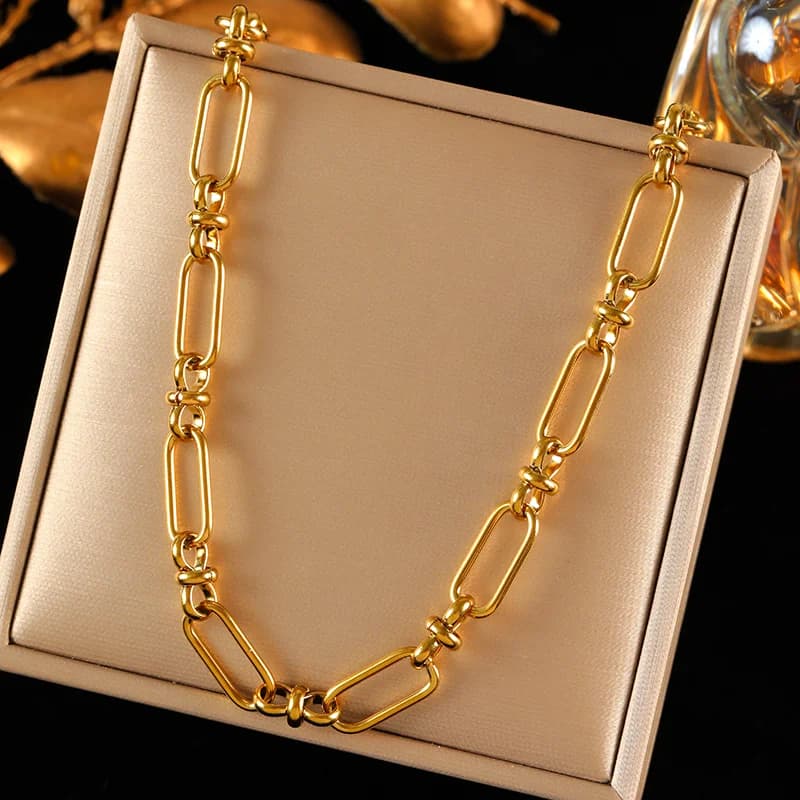 Set handmade colier și brățară din metal